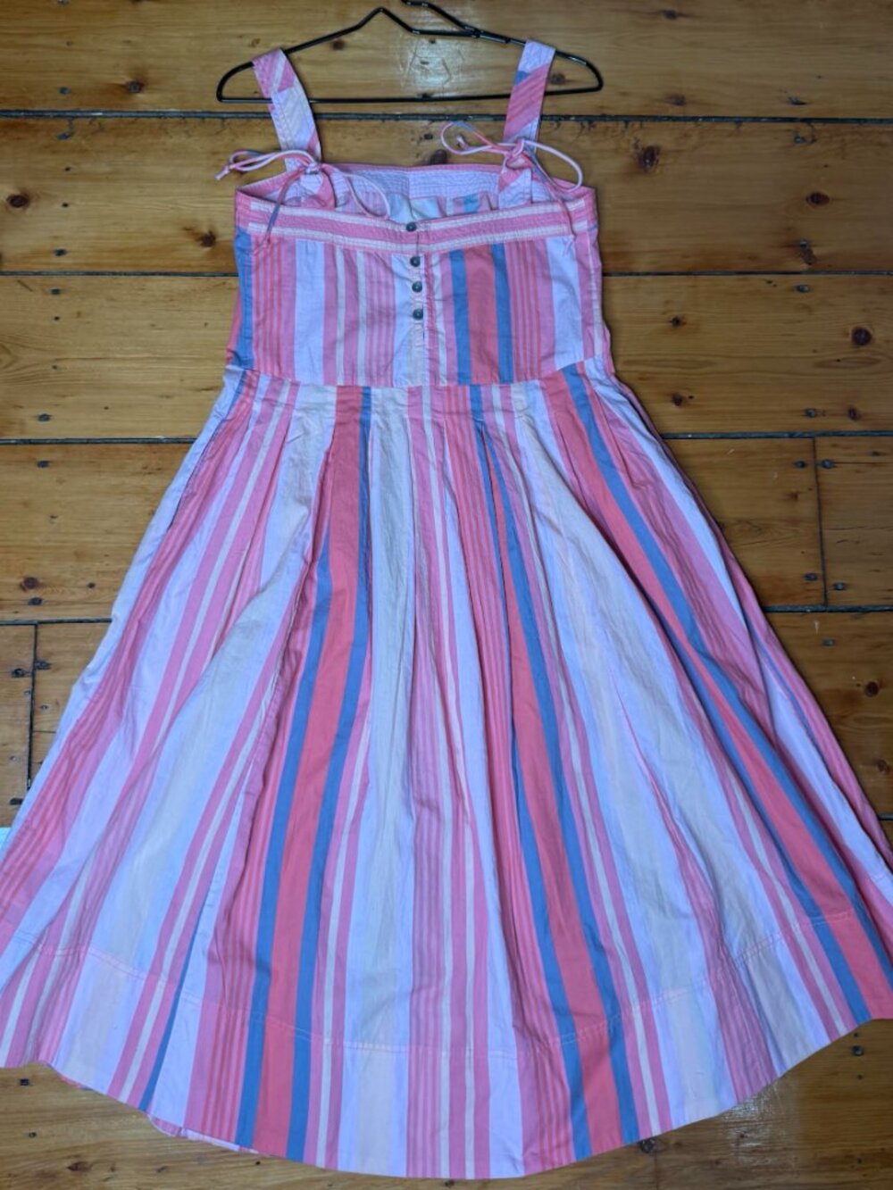 Free People Primavera Stripe Drop waist Sun dress XS NWOT $149 - Picture 8 of 11